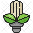 Eco Bulb Light Save Icon