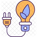 Eco Bulb Ecology Solar Bulb Icon