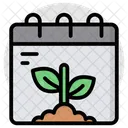 Eco Calendar Schedule Daybook Icon