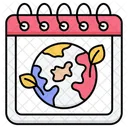 Calendar Solid Day Icon
