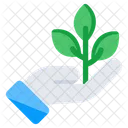 Eco Care Plant Care Leaf Icon