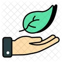 Eco Care Plant Care Leaf Icon