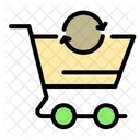 Eco Cart Shopping Cart Pushart Icon