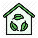 Eco Hogar Ecologico Hoja Icono