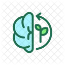 Cerebro Ecologico Mente Ecologica Ecologia Ícone