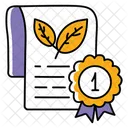 Eco Certificate Eco Diploma Eco Achievement Icon