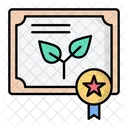 Eco Certificate  Icon