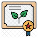 Eco Certificate Icon