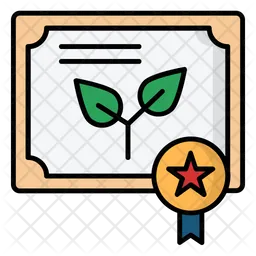 Eco Certificate  Icon