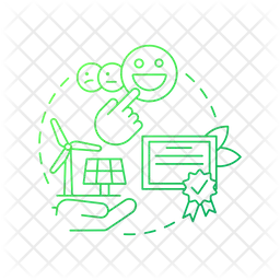 Eco certificates  Icon