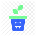 Ecology Energy Pot Icon
