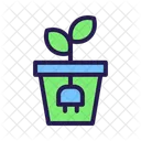 Ecology Energy Pot Icon