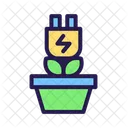 Ecology Energy Pot Icon