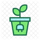 Ecology Energy Pot Icon