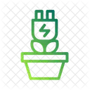 Ecology Energy Pot Icon