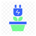 Ecology Energy Pot Icon