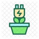 Ecology Energy Pot Icon