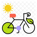 Ciclismo ecológico  Ícone
