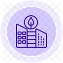 Eco City Concept Line Icon Icon