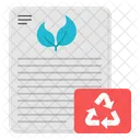 Eco Content Eco Article Eco Writing Icon