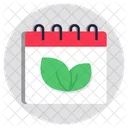 Eco Day Calendar Daybook Icon