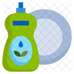 Eco Dishwashing  Icon