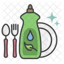 Eco dishwashing  Icon