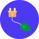 Eco Electricite Eco Ecologie Icon