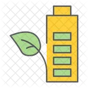 Eco Battery Leaf Icon