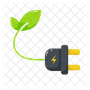 Eco Energy Green Energy Eco Plug Icon
