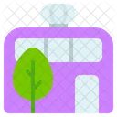 Eco Factory Factory Industry Icon