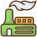 Eco Factory Factory Green Icon