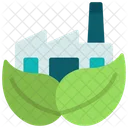 Eco Factory Factory Work Icon