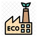 Eco Factory Factory Ecology And Environment Icon