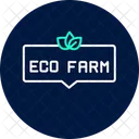 Eco Farm Signboard Eco Farm Icon