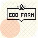 Eco Farm Signboard Eco Farm Icon