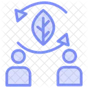 Eco Friendly Duotone Line Icon Icon