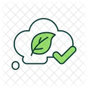 Ecofriendly Eco Leaf Icon
