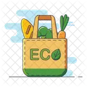 Eco Friendly Bag Paper Bag Ecological Bag Icon