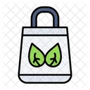 Ecology Recycle Paper Bag Icon