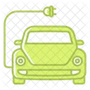 Battery Car Charging Icon