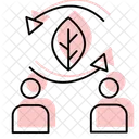 Eco Friendly Color Shadow Thinline Icon 아이콘