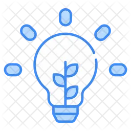 Eco-friendly light bulb  Icon