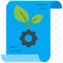 Eco Friendly Report  Icon