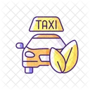 Eco Friendly Taxi Eco Friendly Icon