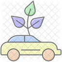 Eco Friendly Transportation Lineal Color Icon Icon