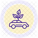 Eco Friendly Transportation Line Icon Icon