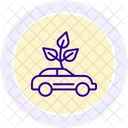 Eco Friendly Transportation Line Icon Icon