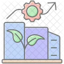 Eco Friendly Urban Development Lineal Color Icon Icon