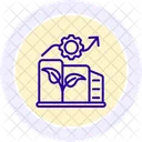 Eco Friendly Urban Development Line Icon Icon